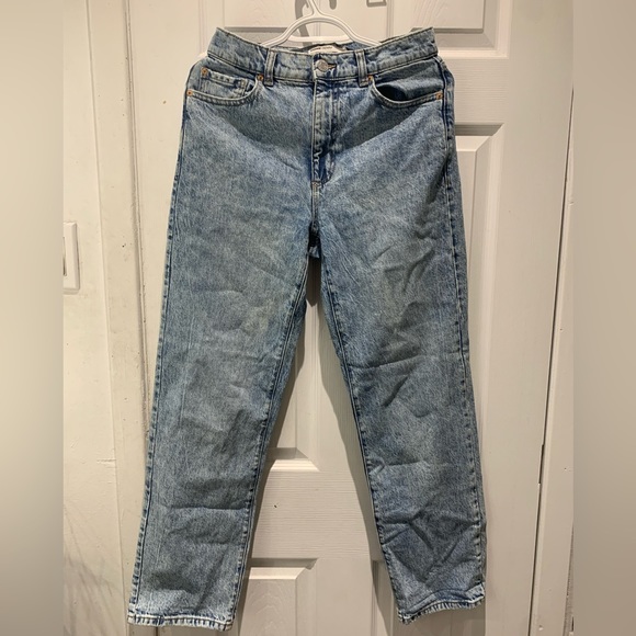 Jean taille haute délavé - Picture 2 of 3